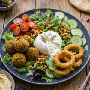falafel bowl burrata